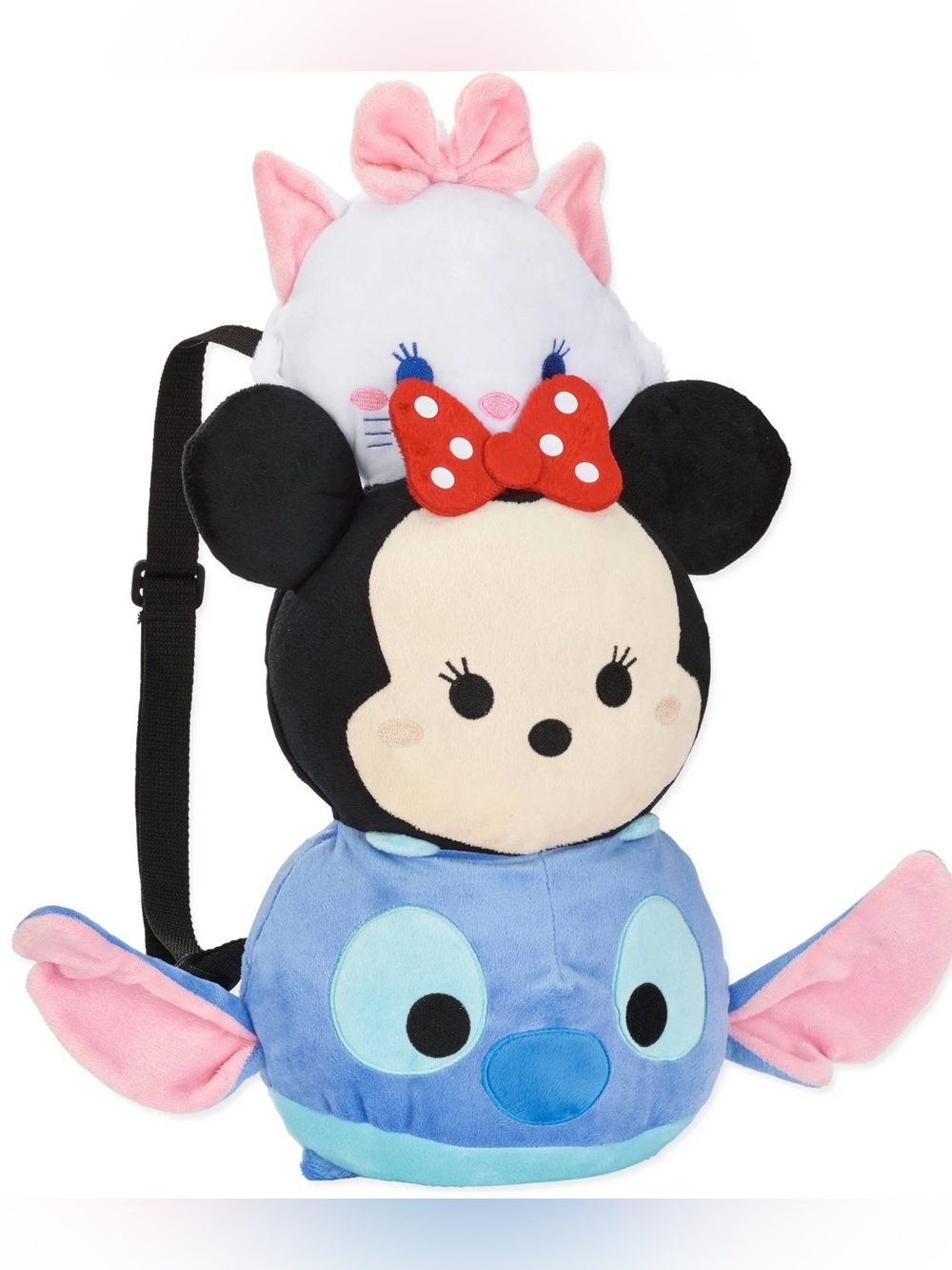 New Tsum Tsum Disney Stitch Minnie Marie Plush Backpack